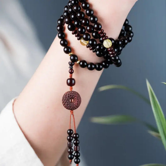 108 bead Buddhist safety bracelet